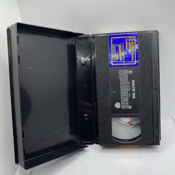 Blockbuster Favourites Video Analyze This VHS Full Week Rental Clamshell Case - Picture 14 of 16